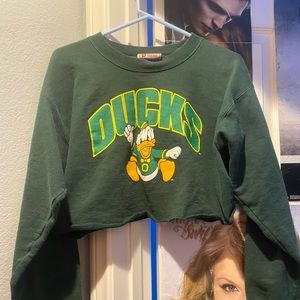 University Of Oregon cropped crew neck